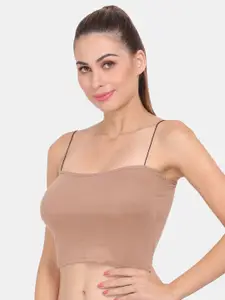 Amour Secret Brown Lightly Padded Camisole Bra