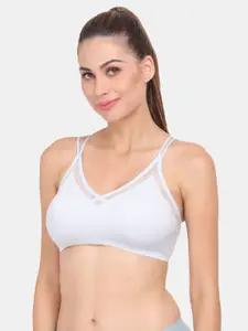 Amour Secret Turquoise Blue Lightly Padded Dry Fit Sports Bra