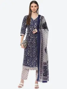 Biba Printed Unstitched Dress Material