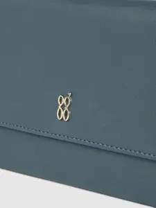 Baggit Women Solid Three Fold Wallet with SIM Card Holder