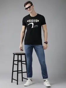SPYKAR Men Printed Slim Fit T-shirt