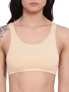 LYRA Pack Of 2 Cotton Spandex Beginner Bra with 4 way Stretch