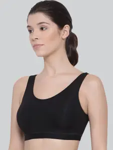 LYRA Pack Of 2 Combed Cotton Sweat Absorbent Stretchable Sports Bra