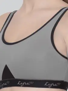 LYRA Pack Of 2 Combed Cotton Sweat Absorbent Stretchable Sports Bra