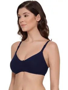 LYRA Combed Cotton Wirefree Secret Support Bra with Detachable Strap