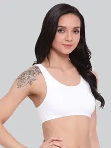 LYRA Pack Of 2 Cotton Spandex Beginner Bra with 4 way Stretch