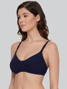 LYRA Pack Of 2 Combed Cotton Wirefree Secret Support Bra with Detachable Strap