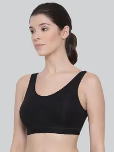 LYRA Pack Of 2 Combed Cotton Sweat Absorbent Stretchable Sports Bra