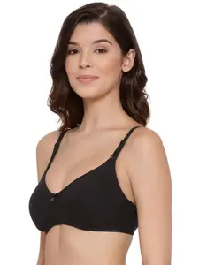 LYRA Pack Of 2 Combed Cotton Wirefree Secret Support Bra with Detachable Strap