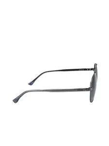 OPIUM Men Grey Lens & Gunmetal-Toned Aviator Sunglasses with UV Protected Lens OP-1930-C02