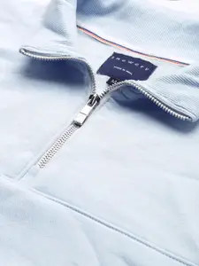 SHOWOFF Men Blue Cotton Sweatshirt