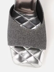 Anouk Textured Party Block Heel Sandals