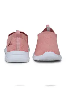 ABROS Women Peach-Coloured Mesh Air Running Shoes