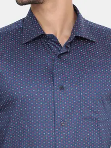 Blackberrys Men Slim Fit Opaque Printed Formal Shirt