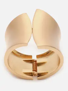 SOHI Women Gold-Toned Gold-Plated Wraparound Bracelet