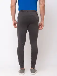 Status Quo Men Grey Solid Cotton Jogger
