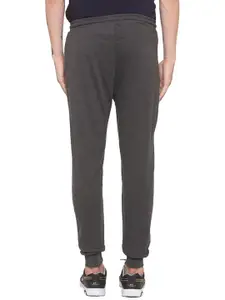 Status Quo Men Grey Solid Cotton Joggers