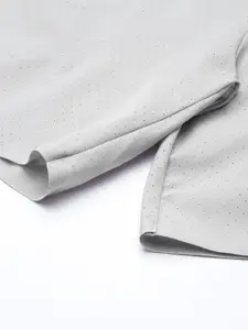 Van Heusen Men Abstract Printed High-Rise Training Shorts