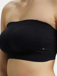Jockey Wirefree Padded Micro Touch Nylon Elastane Stretch Full Coverage Bandeau Bra-1545