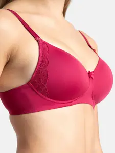 Jockey Wirefree Padded Soft Touch Full Coverage Multiway Styling Tshirt Bra-1816