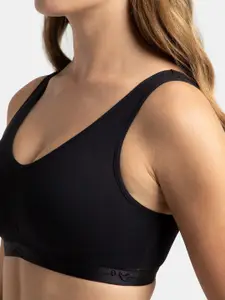 Jockey Wirefree Padded Cotton Full Coverage Sleep Bra with Removable Pads-ES04