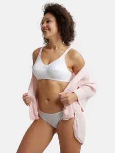 Jockey Wirefree Non Padded Full Coverage Minimizer Plus Size Bra-1841