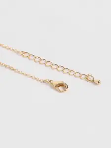 EL REGALO Blue Set of 2 Gold-Plated Necklace