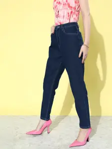 Dressberry Women Boyfriend Fit Mid-Rise Stretchable Jeans