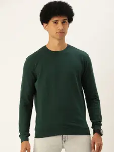 Kook N Keech Men Green Typography Printed Sweatshirt