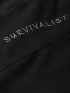 The Roadster Lifestyle Co. Men Faux Leather Trim Pocket Detailed Jacket