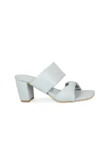 Inc 5 Women Grey Block Heels