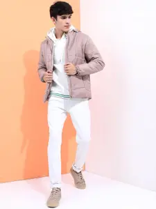 HIGHLANDER Men Mauve Quilted Jacket