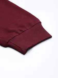Kook N Keech Men Maroon Solid Joggers
