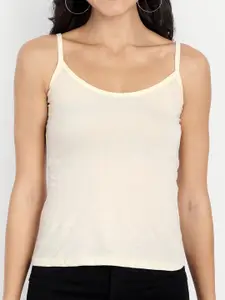 BLAZON Women Pack of 3 Solid Cotton Camisoles