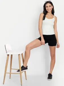 BLAZON Women Pack of 3 Solid Cotton Camisoles