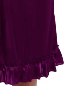 Fasense Women Purple Nightdress