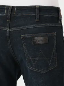 Wrangler Men Blue Slim Fit Light Fade Stretchable Jeans