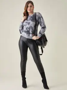 Modeve Women Grey & Black Pullover