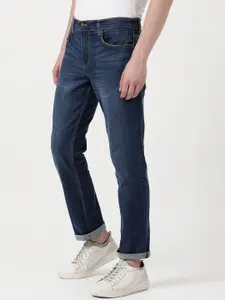 Lee Men Blue Slim Fit Light Fade Stretchable Jeans