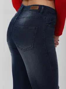 FOREVER 21 Women Mid-Rise Slim Fit Ankle Length Jeans