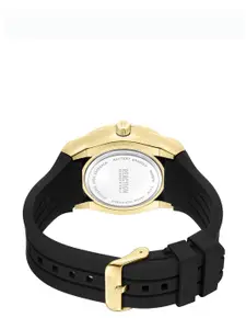 REACTION KENNETH COLE Men Black Dial & Black Straps Analogue Watch KRWGM9007503