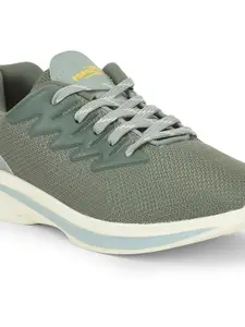 Liberty Women Green Mesh Running Non-Marking Shoes