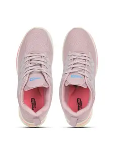Liberty Women Pink Mesh Running Non-Marking Shoes