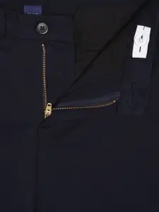 Peter England Boys Navy Blue Cotton Shorts