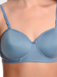 Designer Bugs Grey & Pink Pack of 3 Cotton Solid Lightly Padded