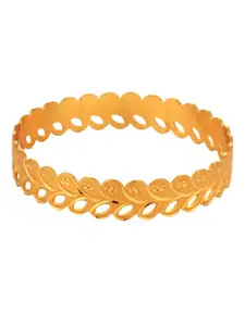 Saraf RS Jewellery  Set Of 2 Gold-Plated Filgree Bangles