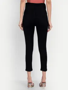 Next One Women Black Jean Skinny Fit High-Rise Stretchable Cotton Jeans