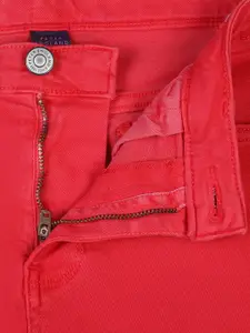 Peter England Boys Red Shorts