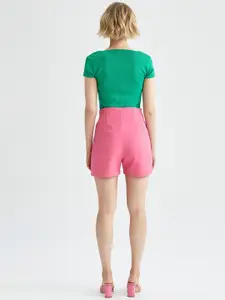 DeFacto Women Pink Shorts