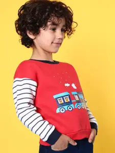 Nauti Nati Boys Graphic Printed Sweatshirt